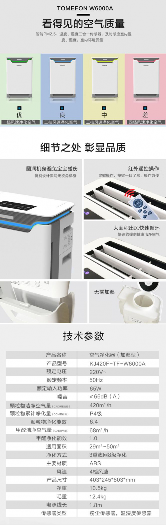 凈化器參數(shù)到底有什么意義？消費者怎么通過參數(shù)匹配購買需求？
