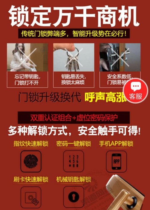小縣城開個(gè)智能門鎖掙錢嗎？這就看你如何選擇產(chǎn)品