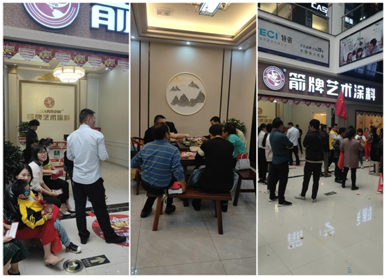 箭牌漆福建寧化專賣店中秋國慶大惠戰(zhàn) 捷報(bào)頻傳