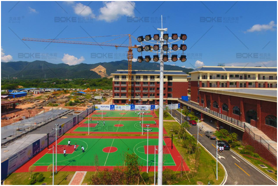 照亮運(yùn)動(dòng)風(fēng)采 柏克體育肇慶華南師范大學(xué)附屬學(xué)校體育場照明項(xiàng)目