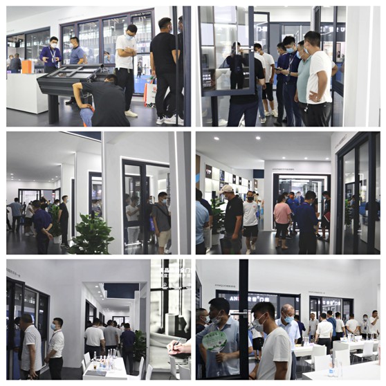 展會進(jìn)行時(shí)丨皇雅門窗系統(tǒng)南京移門展首日盛況，現(xiàn)場直擊!